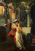 Francesco Hayez Romeo und Julia oil painting